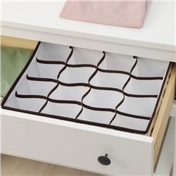 Органайзер для хранения белья Доляна «Астра», 16 ячеек, 36×28×12 см, МИКС