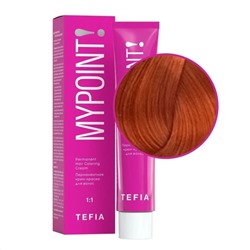 TEFIA Mypoint 8.4 Перманентная крем-краска для волос / Светлый блондин медный, 60 мл 20119