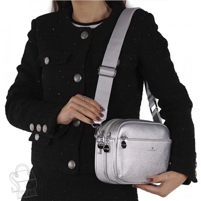 Сумка женская  8394ACD silver Alex&Mia