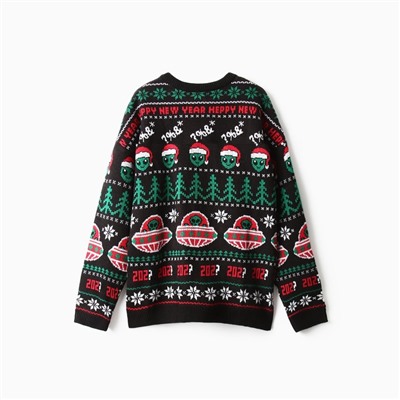 Джемпер вязаный новогодний мужской KAFTAN «НЛО», размер 56