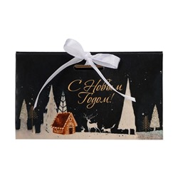 Бонбоньерка новогодняя, подарочная упаковка «С Новым годом», 10×5.5×5 см