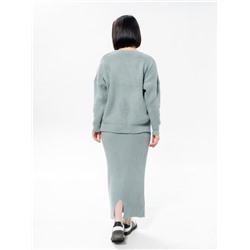 Костюм вязаный (джемпер+юбка)