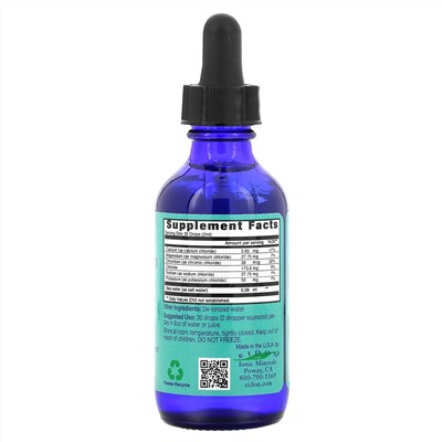 Eidon Mineral Supplements, Electrolytes, Liquid Concentrate, 2 fl. oz. (60 ml.)