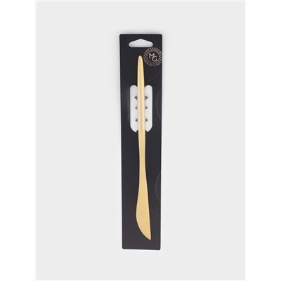 Нож столовый Magistro «Фолк», длина 22 см, нержавеющая сталь, золотистый