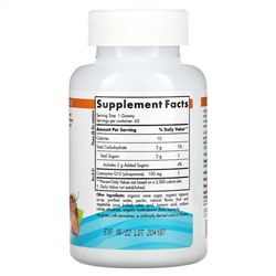 Nordic Naturals, Гелевые конфетки CoQ10, клубника, 100 мг., 60 гелевых конфеток