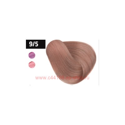 OLLIN SILK TOUCH  9/5 блондин махагоновый 60мл Безаммиачный стойкий краситель для волос