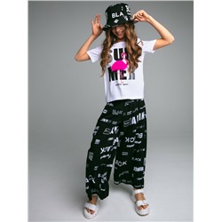 Брюки текстильные для девочек