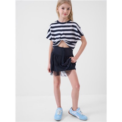 Юбка-шорты трикотажные для девочек