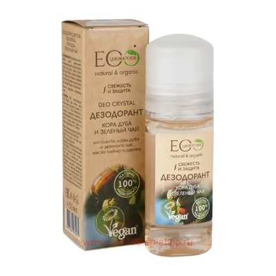 EO Laboratorie Дезодорант для тела DEO CRYSTAL Кора дуба и зеленый чай 50 мл 212701