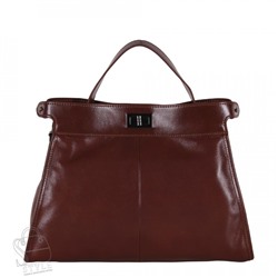 Сумка женская кожаная 9903NN brown Natale Navetta