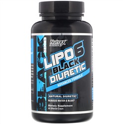 Nutrex Research, LIPO-6 Black Diuretic, 80 Black-Caps