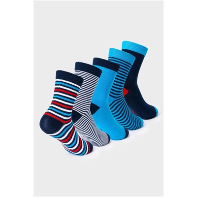 Носки трикотажные для мальчиков, 5 пар в комплекте PLAYTODAY, 1239926