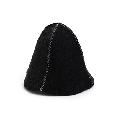 Шапка для бани и сауны «Колокольчик», полиэфир 70%, шерсть 30%, серая, «Добропаровъ»