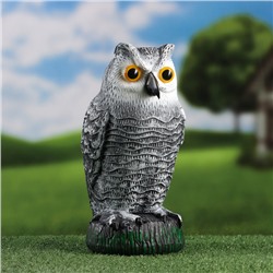 Садовая фигура из пластика «Сова полярная», 22×10×12 см