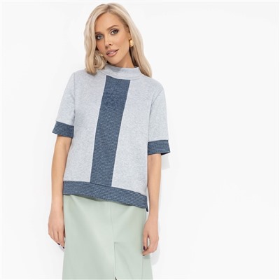 Водолазка вискозная, Фирменное приветствие (серая)