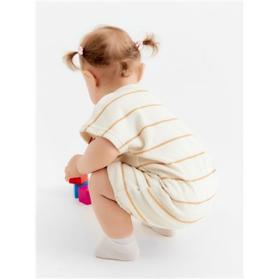 Костюм махровый (шорты и футболка) Крошка Я, рост 86-92 см, молочный