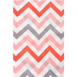 Чехол на подушку для кормления на липучке арт. ЧХ-ПД-К/зигзаг розовый