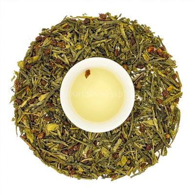 Чай зеленый - Облепиховый - 100 гр