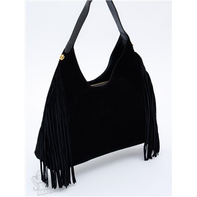 Сумка женская кожаная 1042M black Polina&Eiterou