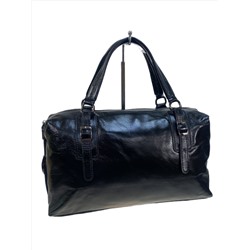 Женская сумка из натуральной кожи, цвет черный