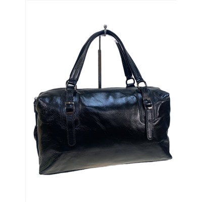 Женская сумка из натуральной кожи, цвет черный