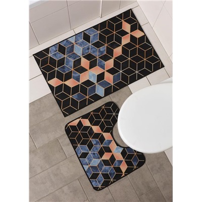 Коврик для ванны и туалета 2шт #23103921