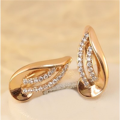 Серьги позолота  H01-13558