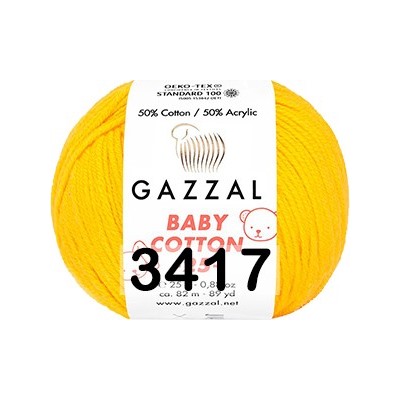 Пряжа Gazzal Baby Cotton 25