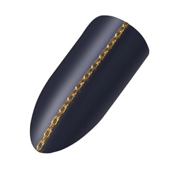 Nail Art Цепочка двойное плетение, 95 см, золотистый 15051