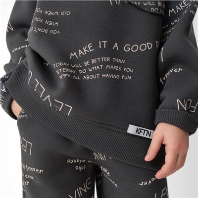 Свитшот детский с начёсом KAFTAN Level up, размер 28 (86-92 см)