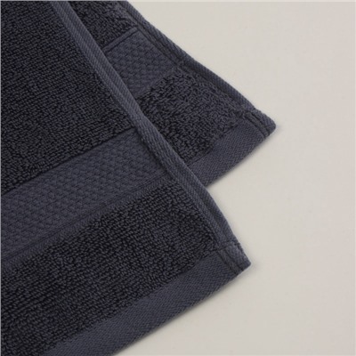 Полотенце махровое SL HOME: Classic «Гри Сандре», 50×90 см, хлопок 100%, серое