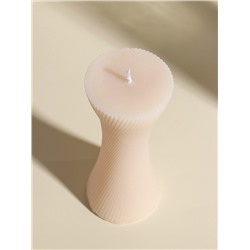Свеча декоративная «Талия», нежно-розовая, 5.8×5.8×13.2 см