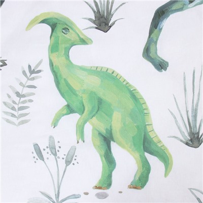 Пододеяльник 1.5-спальный «Этель» Just dino, 143×215 см, бязь