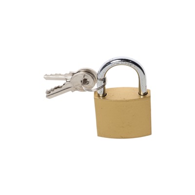 УЦЕНКА Замок навесной тип 14, 36х60 мм, 3 ключа