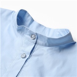 Рубашка женская с лентами MINAKU: Casual Collection, размер 48, голубая