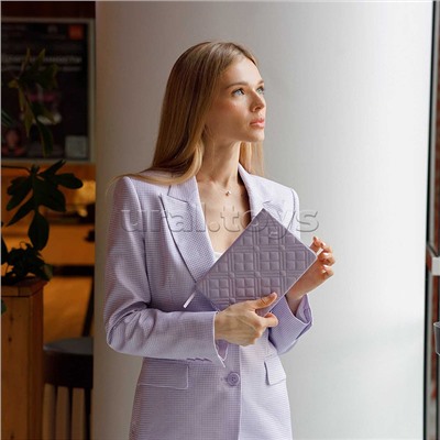 Ежедневник недатированный Escalada, #От-кутюр, А5, 164 л., Лайка сиреневый