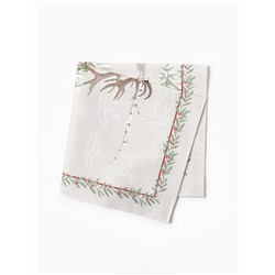 Набор салфеток сервировочных «Этель. Новогоднее чудо», 4 шт., серые, 40×40 см