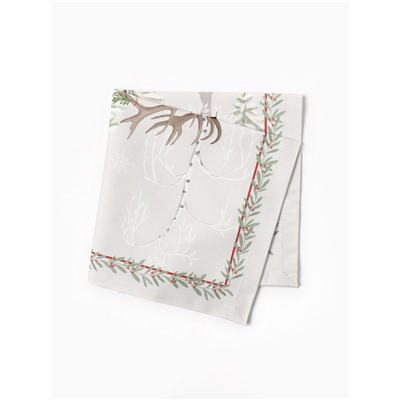 Набор салфеток сервировочных «Этель. Новогоднее чудо», 4 шт., серые, 40×40 см