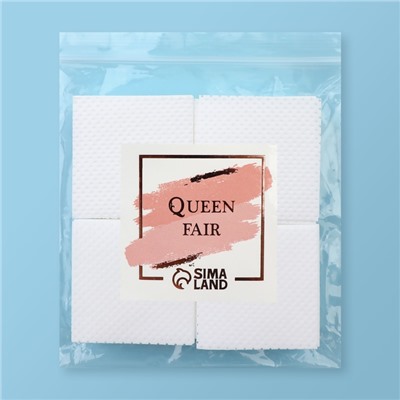 Салфетки для маникюра, безворсовые, с перфорацией, 250 шт., 5×5 см