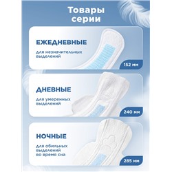 Дневные гигиенические прокладки с хитозановым чипом Activity