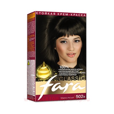 РК Fara Classic Краска для волос тон 502В темно-русый