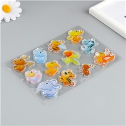 Штамп для творчества силикон «Забавные животные», 11×16 см