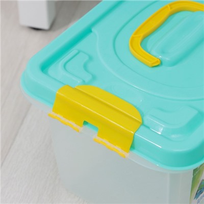 Бокс универсальный для игрушек и продуктов, 10 л, 35,9×24,2×21,1 см
