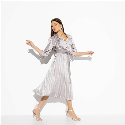 Платье, Грация леди (fashion, с поясом)