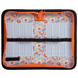 Пенал 2-х ств. 190х115 мм "Спортивный автомобиль" с табл.умножения (088894) 43038 Хатбер