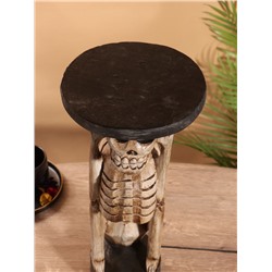 Подставка интерьерная «Скелет», 20×20×43.5 см, дерево