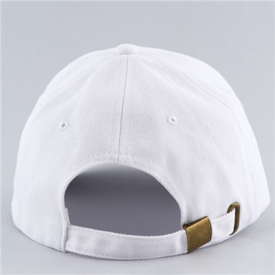 Кепка белая хлопковая взрослая