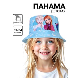 Панама детская для девочки, размер 52-54 Холодное сердце