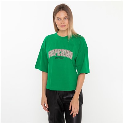 Футболка женская Little Secret, зелёная, размер 46