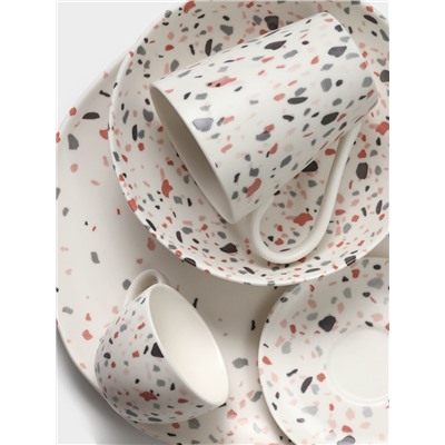 Набор кружек Magistro Terazzo, 350 мл, 2 шт., фарфор, белый